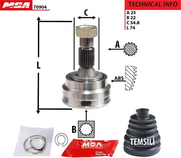 Peugeot: 405 1.6 87-92 / 1.9-1.9D 87-98 / Cıt: Bx 1.9Gtı 88-93 1.6 Bx 88-94)