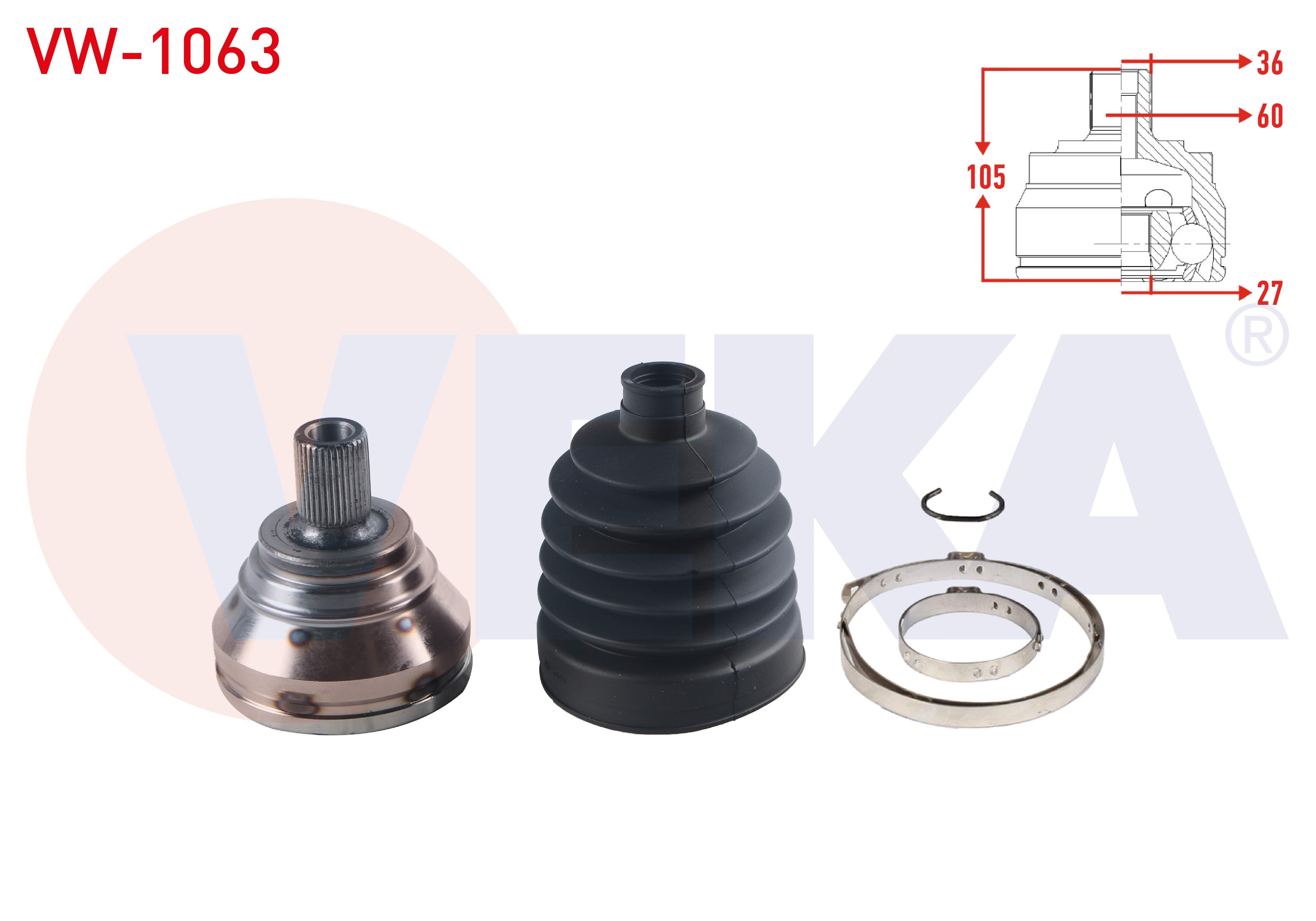 VOLKSWAGEN CADDY III (2KA,2KH,2CA,2CH) 1.6 TDI 2010-2015 / GOLF VII / TIGUAN / PASSAT / CADDY IV 1.6 2.0 TDI 2.0 TSI 2012-2020 / AUDI A3 2012-