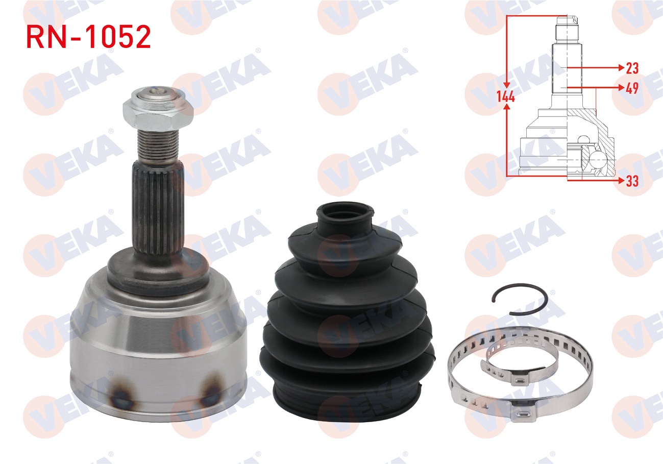 RENAULT CLIO IV 1.5 DCI A-T 8 MISKETLI 23X33X49 UZUNLUK 144 mm 2012-