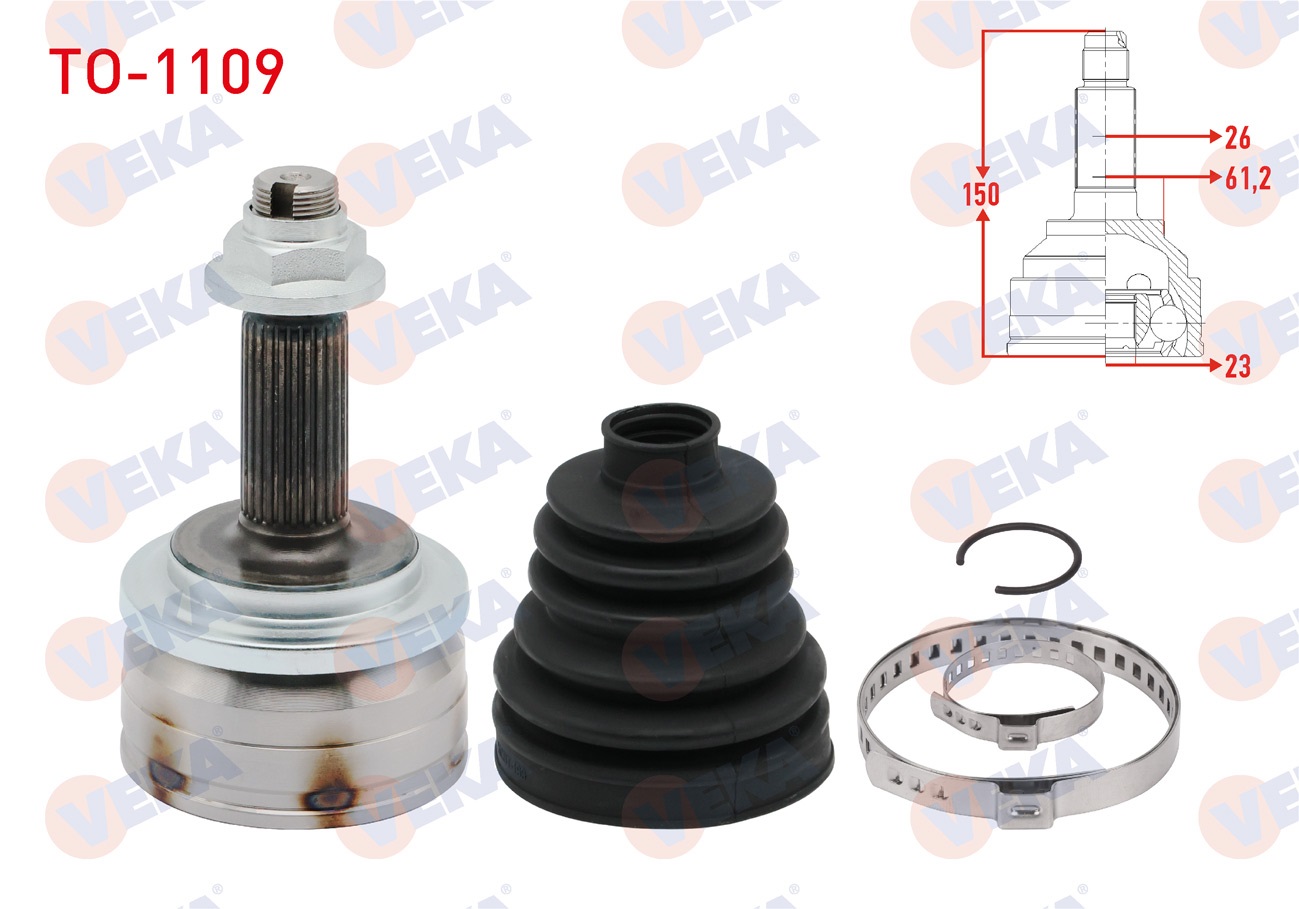 TOYOTA COROLLA (E15_) 1.4 D-4D 26X23X61,2 UZUNLUK 147.65mm 2007-2012