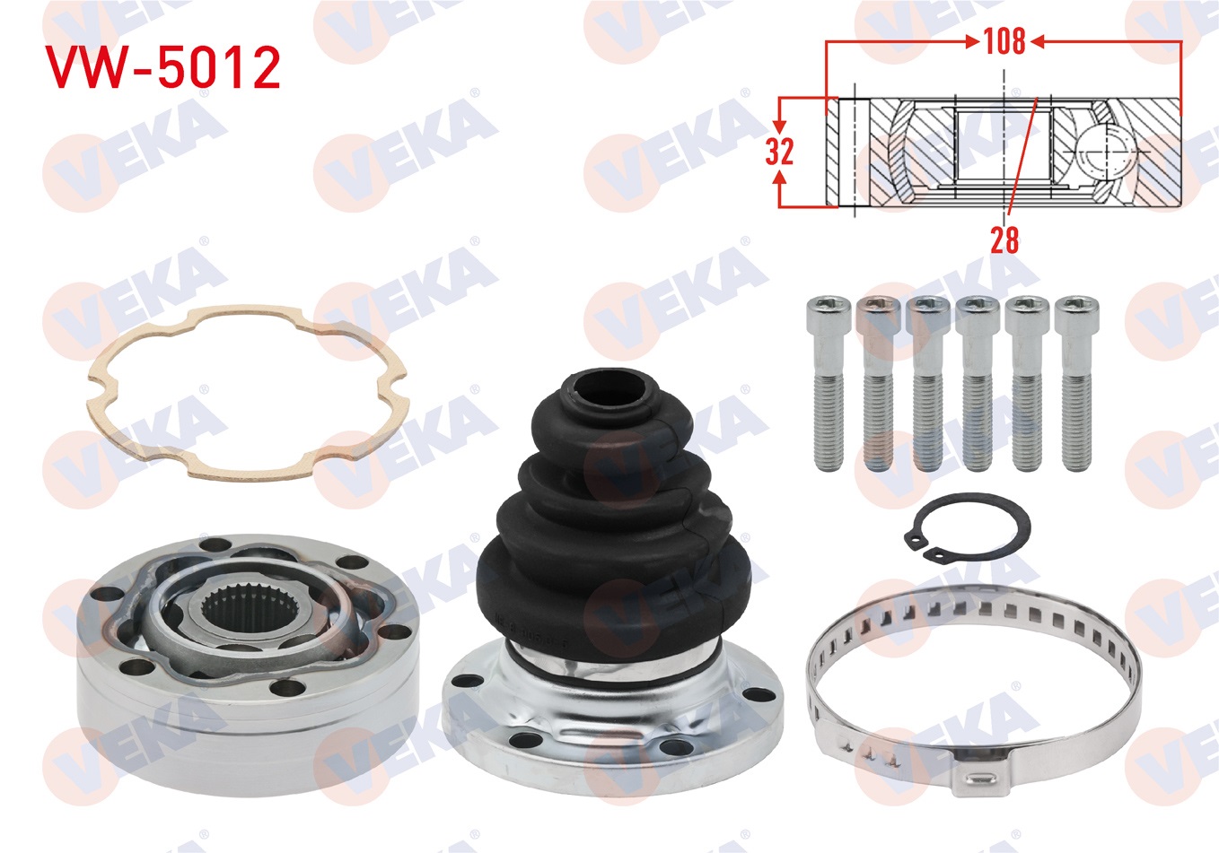VOLKSWAGEN TRANSPORTER IV (70XB,70XC,7DB,7DW) 1.9 D 1990-2003