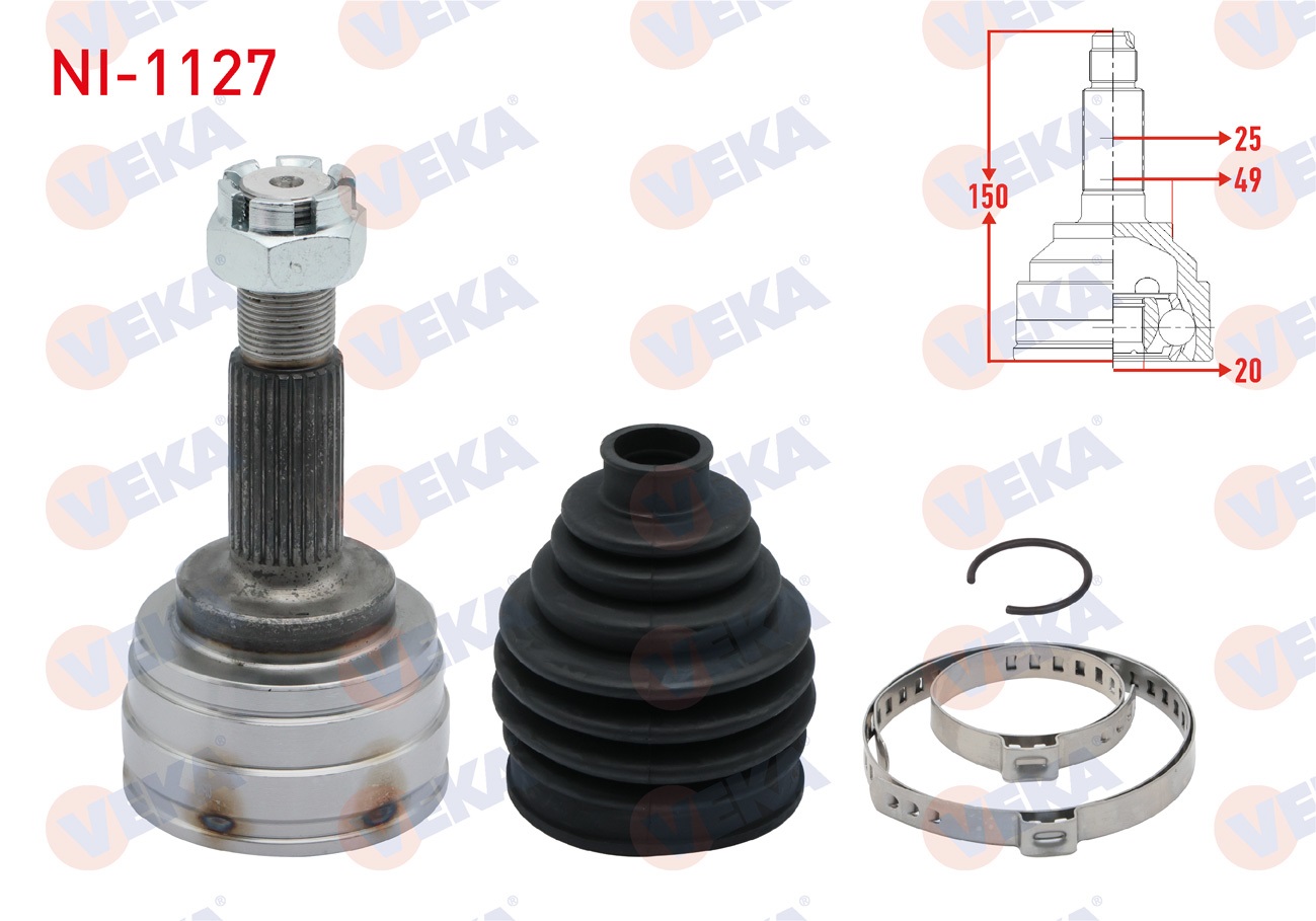 NISSAN MICRA IV (K13) 1.2 A-T 25X20X49 UZUNLUK 150mm 2010-