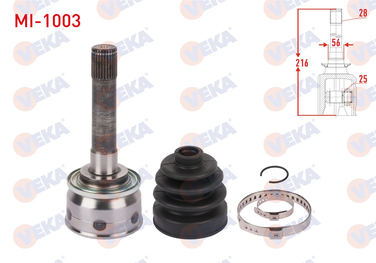 MITSUBISHI L200 (K7T,K6T) 2.5 TD 4X4 1996-2007