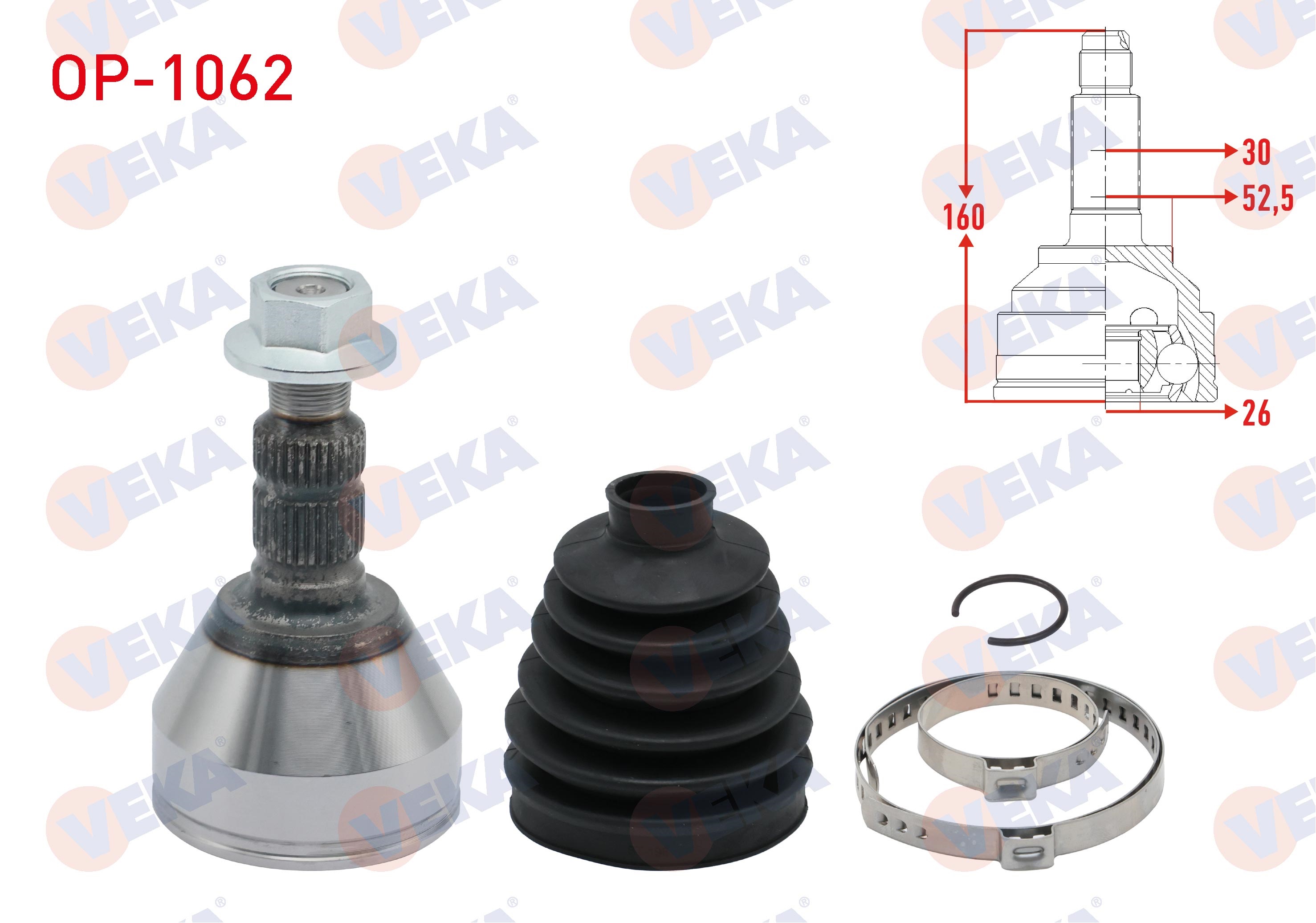 OPEL INSIGNIA 2.0 CDTI 30X26X52,5 UZUNLUK 160mm 2008-