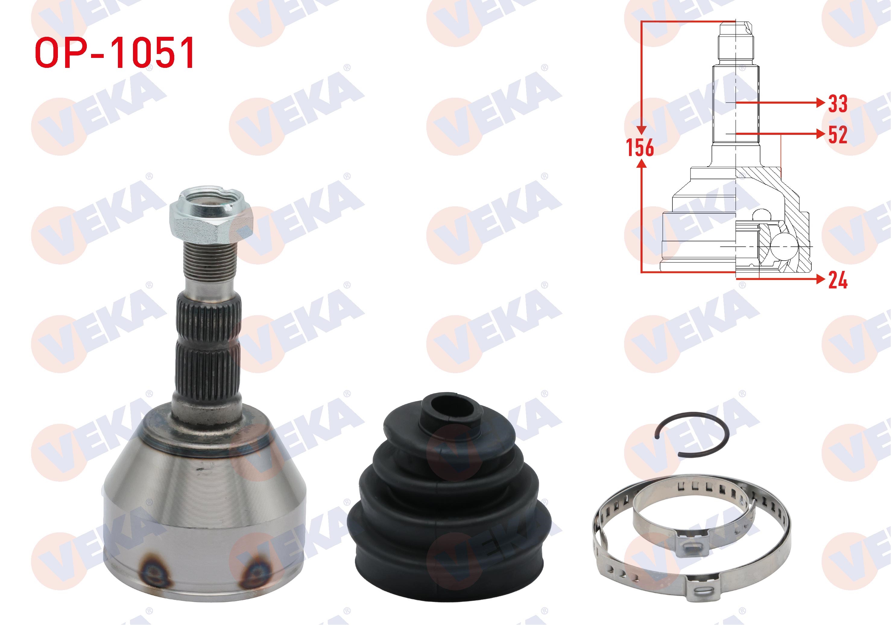 ASTRA H 1.3 CDTI 33X24X53 UZUNLUK 157mm 2004-2010
