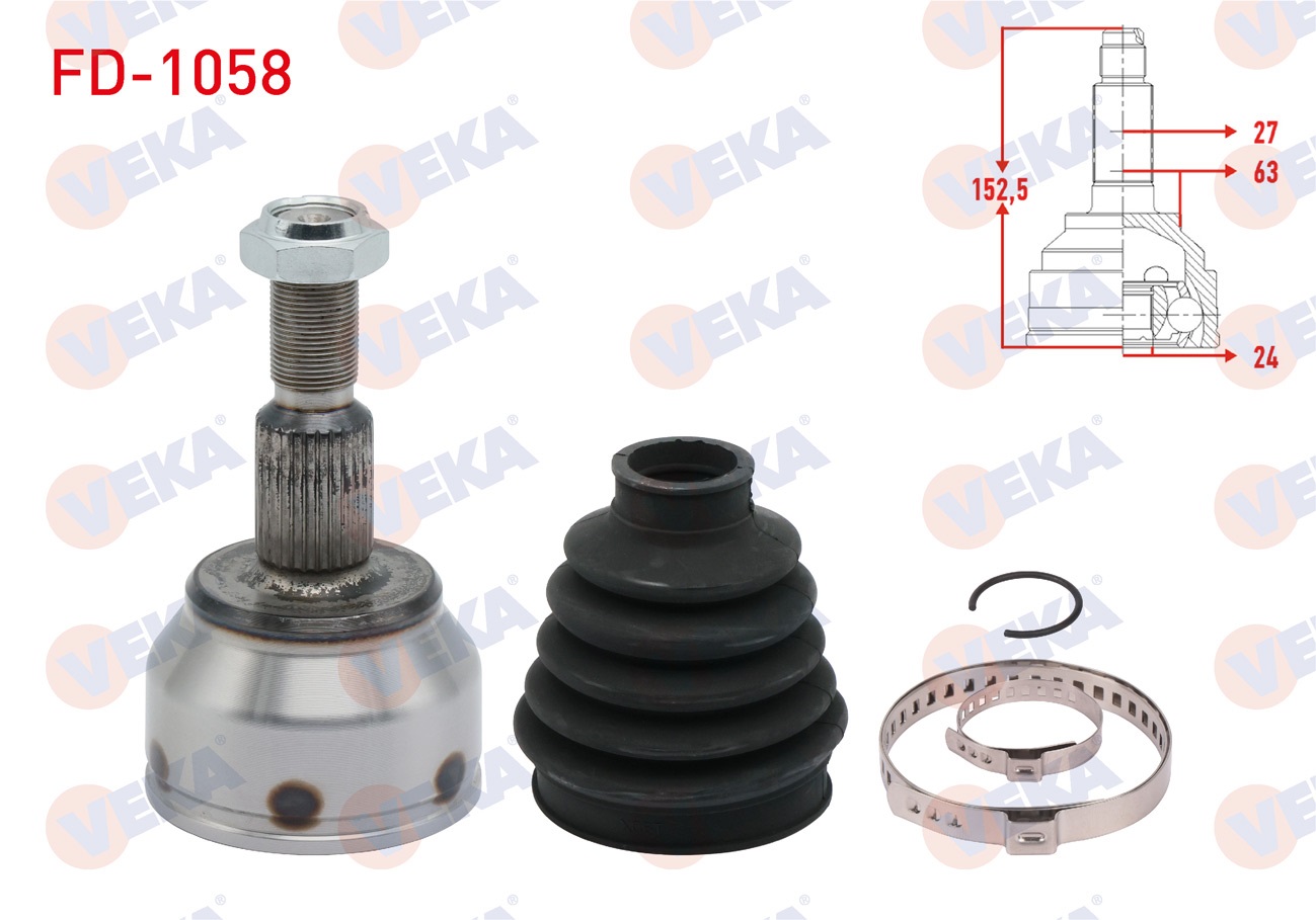 FORD FOCUS III 1.6 TI-VCT 27X24X63 UZUNLUK 152,50mm 2011-2015