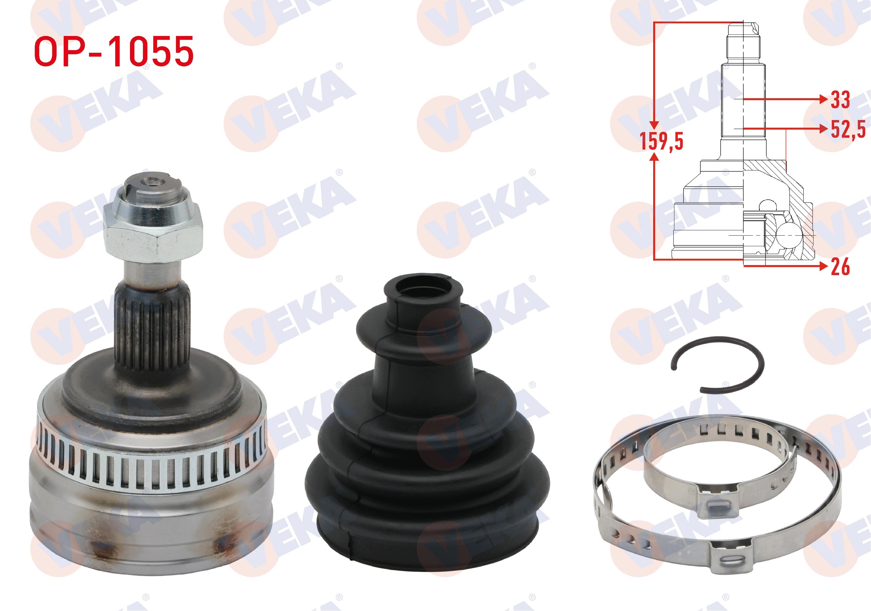 OPEL ASTRA H 1.9 CDTI UZUNLUK 159,5 mm 2004-2010