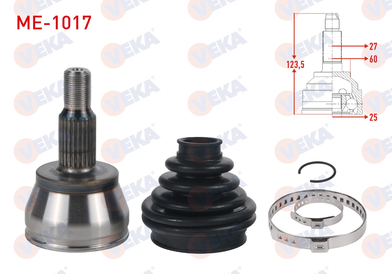 MERCEDES A SERISI (W169) A150 - A160 - A180 - A180 CDI UZUNLUK 123,5mm 2004-2012
