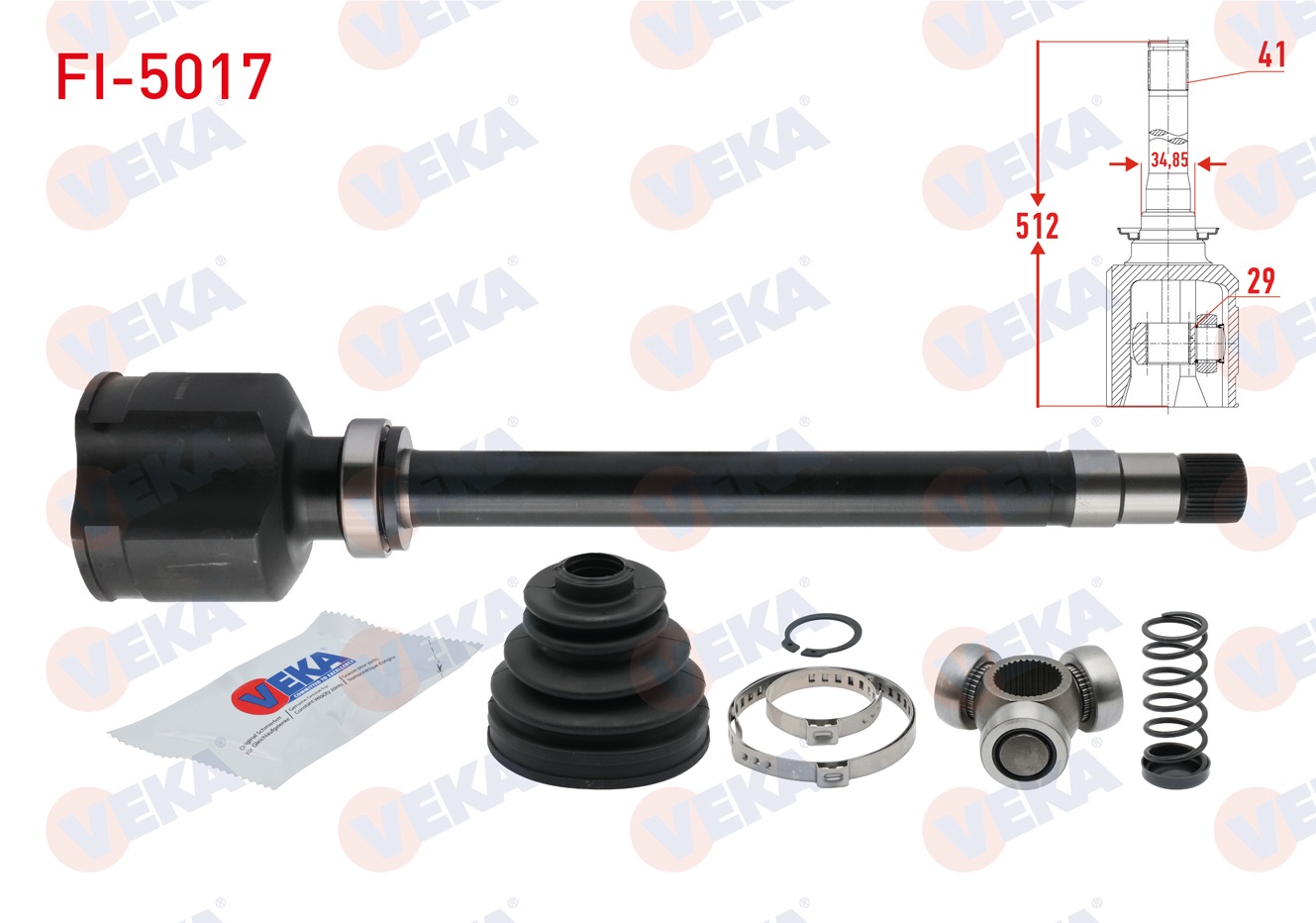 FIAT DUCATO (250) 2.3 MJT 41X29X34.85 UZUNLUK 512mm 2006-2014