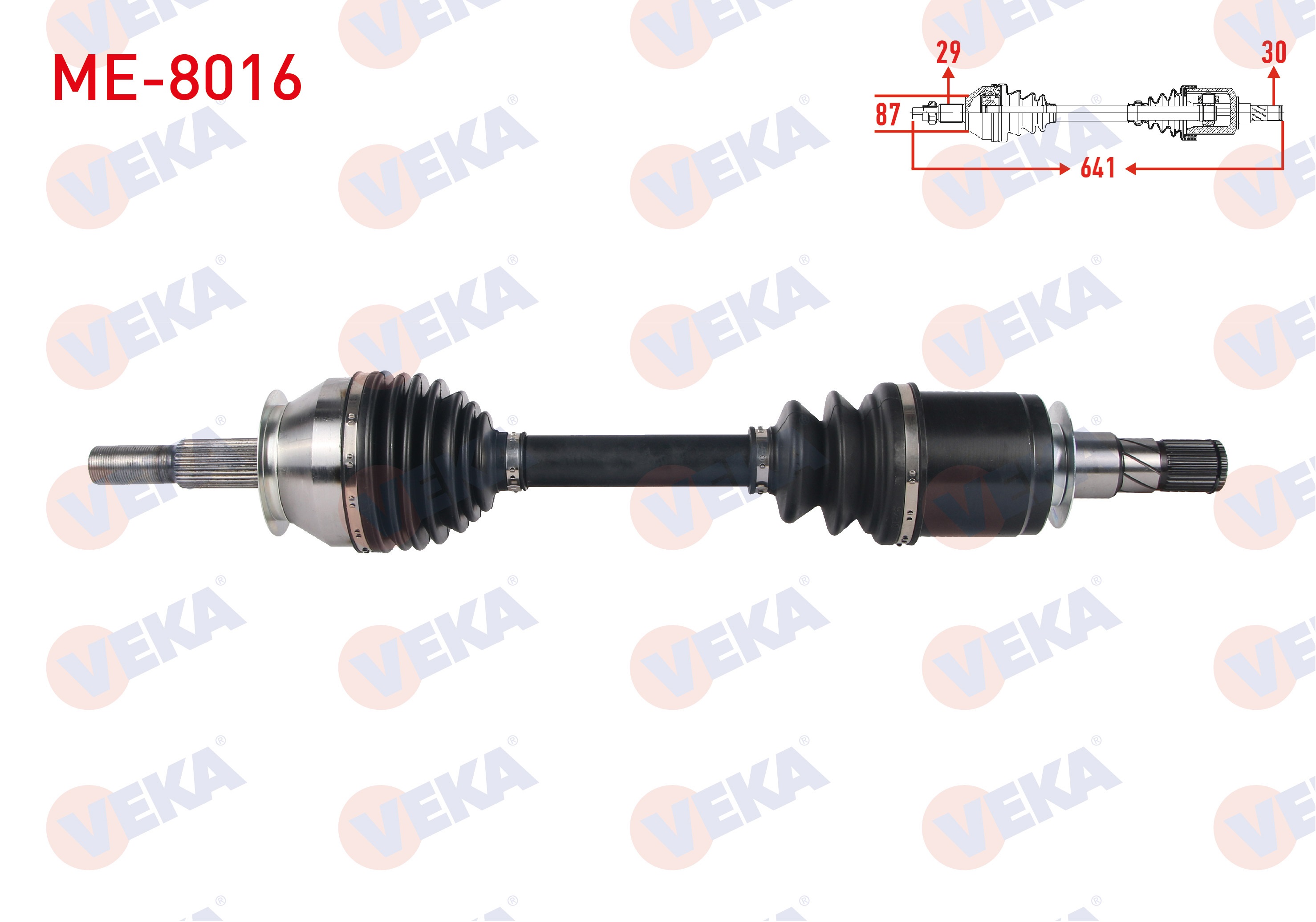 NISSAN NAVARA NP300 (D23) 2.3 DCI 2015- UZUNLUK 641mm